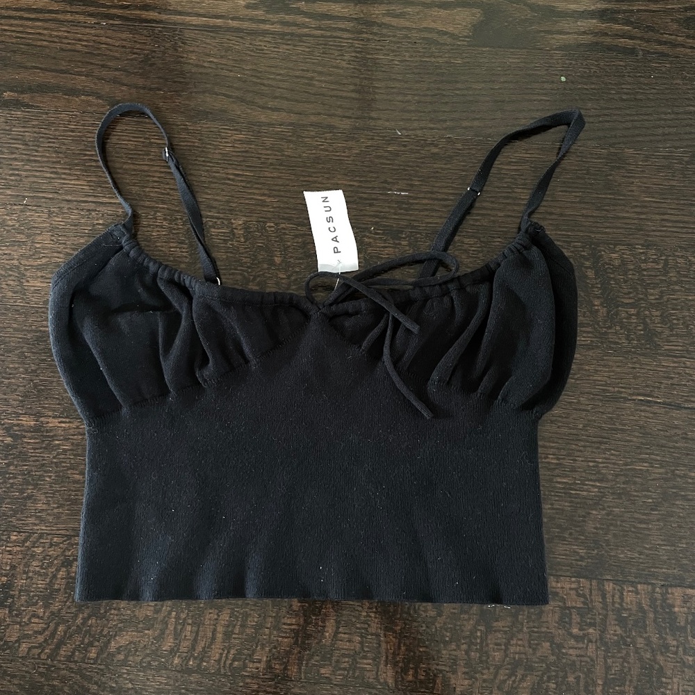 Pacsun - LA Hearts Black Cropped Tank Top
